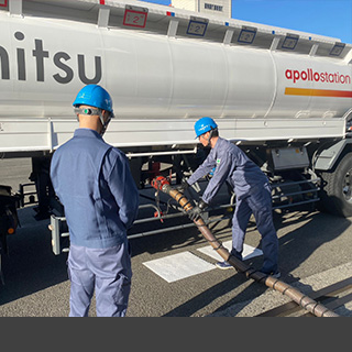 実地訓練：荷卸し方法の確認